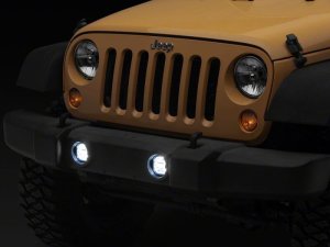 Jeep Wrangler Fog Lights - Raxiom - Axial Series Vision LED - `07-`18