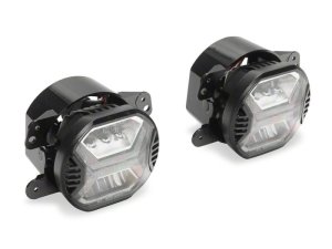 Jeep Wrangler Fog Lights - Raxiom - Axial Series Vision LED - `07-`18