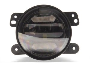 Jeep Wrangler JK Fog Lights - Raxiom - LED Angel Eye - Amber and White - `07-`18