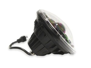 Jeep Wrangler JK LED Headlights - Raxiom - Axial Series Quatro - Black - `07-`18