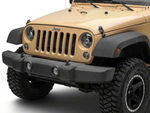 Jeep Wrangler JK LED Headlights - Raxiom - Axial Series Quatro - Black - `07-`18