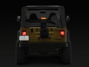Jeep Wrangler Brake Light - Raxiom - LED Third - Red - `97-`06