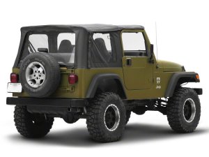 Jeep Wrangler Brake Light - Raxiom - LED Third - Red - `97-`06