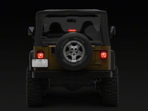 Jeep Wrangler Brake Light - Raxiom - LED Third - Red - `97-`06