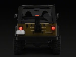 Jeep Wrangler TJ Brake Light - Raxiom - LED Third - Smoked - `97-`06
