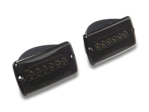 Jeep Wrangler LED Sequential Cornering Lights - Raxiom - Axial Series - Smoked - `97-`06