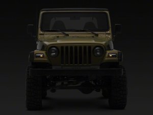 Jeep Wrangler Side Markers - Raxiom - LED Sequential Cornering - Clear - `97-`06