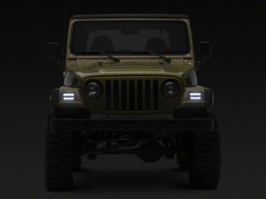 Jeep Wrangler Side Markers - Raxiom - LED Sequential Cornering - Clear - `97-`06
