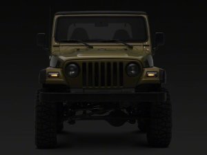 Jeep Wrangler Side Markers - Raxiom - LED Sequential Cornering - Clear - `97-`06