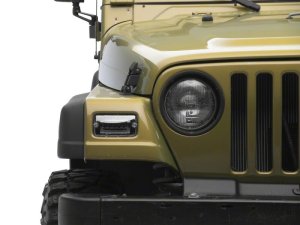 Jeep Wrangler Side Markers - Raxiom - LED Sequential Cornering - Clear - `97-`06