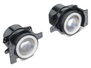 Jeep Wrangler JL Fog Lights - Raxiom - LED with Amber Turn Signal - `18-`26