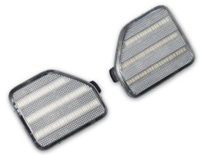 Jeep Wrangler JL Reflector Lamps - Rear - Raxiom - LED - Clear - `18-`26