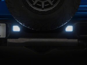 Jeep Wrangler JL Reflector Lamps - Rear - Raxiom - LED - Clear - `18-`26