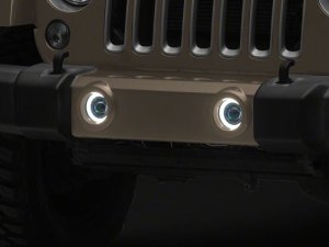 Jeep Wrangler JK Fog Lights - Front - Raxiom - LED with Amber Turn Signals - `07-`18