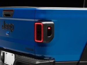 Jeep Gladiator JT LED Taillights - Raxiom - Axial Series - Black Housing, Smoked Lens - `20-`26