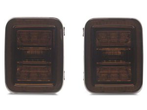Jeep Gladiator JT LED Taillights - Raxiom - Axial Series - Black Housing, Smoked Lens - `20-`26