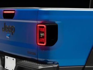 Jeep Gladiator JT LED Taillights - Raxiom - Axial Series - Black Housing, Smoked Lens - `20-`26