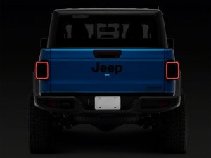 Jeep Gladiator JT Taillights - Rear - Raxiom - LED with Smoked Lens - Black - `20-`23
