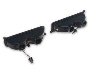Jeep Cherokee XJ Side Markers - Front - Raxiom - LED, Black Housing - Smoked - `97-`01