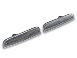 Jeep Cherokee XJ Side Marker Lights - Raxiom - Amber LED - Clear Lens - `97-`01