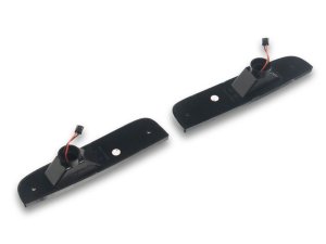 Jeep Cherokee XJ LED Side Marker Lights - Raxiom - Amber LED - Smoked - `97-`01