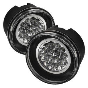 Jeep Commander Fog Lights - SPYDER - LED w/Switch - Clear - `06-`08
