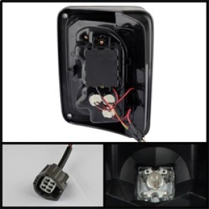 Jeep Wrangler Tail Lights - SPYDER - LED - Black - `07-`15