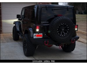 Jeep Wrangler LED Tail Lights - SPYDER - Smoke - `07-`15