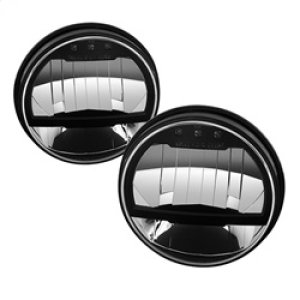 Jeep Wrangler Headlights - SPYDER - Crystal - Black Clear - `07-`15