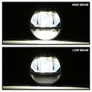 Jeep Wrangler Headlights - SPYDER - Crystal - Black Clear - `07-`15