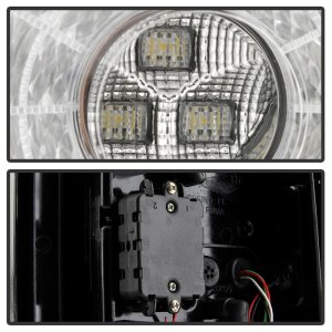 Jeep Wrangler LED Tail Lights - SPYDER - Sequential Turn Signal - Chrome - `19-`20