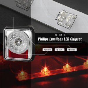 Jeep Wrangler LED Tail Lights - SPYDER - Sequential Turn Signal - Chrome - `19-`20