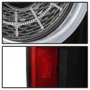 Jeep Wrangler LED Tail Lights - SPYDER - Full LED + Sequential Turn Signal - Black - `19-`20