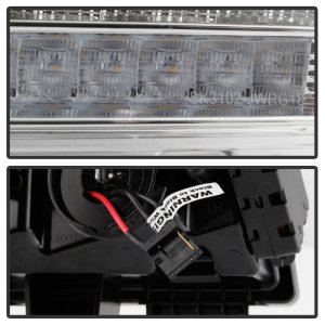 Jeep Wrangler Front Bumper Lights - SPYDER - Full LED Sequential Signal - Chrome - `18-`19