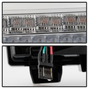 Jeep Wrangler Front Bumper Lights - SPYDER - Full LED Sequential Signal - Chrome - `18-`19