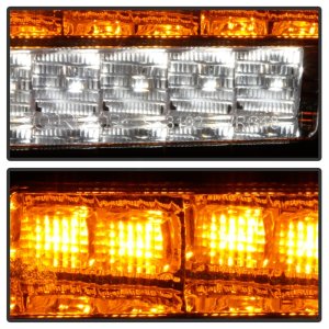 Jeep Wrangler Front Bumper Lights - SPYDER - Full LED - Chrome - `18-`19