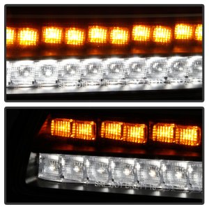 Jeep Wrangler Front Bumper Lights - SPYDER - Full LED, Sequential Signal - Black - `18-`19