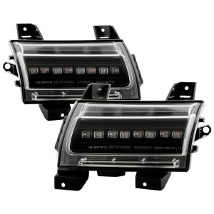 Jeep Wrangler LED Tail Lights - SPYDER - Sequential LED Turn Signal Lights - Black - `18-`20