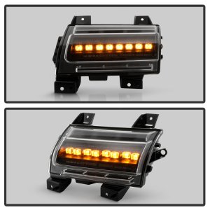 Jeep Wrangler LED Tail Lights - SPYDER - Sequential LED Turn Signal Lights - Black - `18-`20