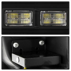 Jeep Grand Cherokee Headlights - SPYDER - High-Power LED, APEX Series, Projector, Factory HID - Black - `14-`21