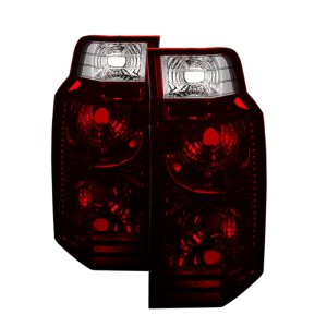 Jeep Commander Tail Lights - Rear - SPYDER - xTune OEM Style - Red Smoked - `06-`10