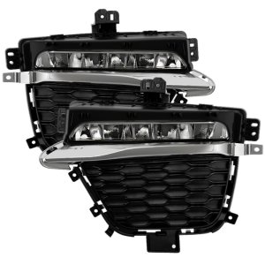 Jeep Grand Cherokee Fog Lights - SPYDER - OEM LED w/ Switch - Clear - `22-`24