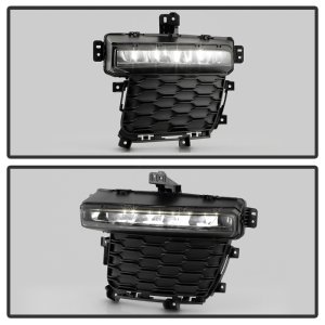 Jeep Grand Cherokee Fog Lights - SPYDER - OEM LED w/Switch - Clear - `22-`24