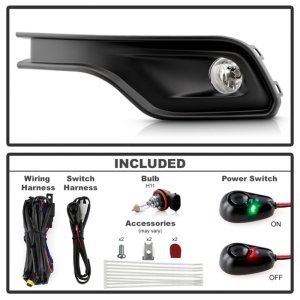 Jeep Compass Fog Lights - SPYDER - OEM Style - Clear - `22-`25