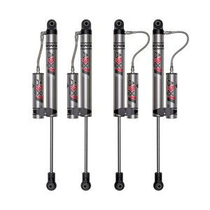 Jeep Gladiator Suspension Lift Kit - Front + Rear - Skyjacker - ADX 2.0 Remote Reservoir Aluminum Monotube - Polished Aluminum - `20-`25