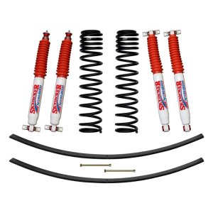 Jeep Cherokee XJ Suspension Lift Kit - Skyjacker - Long Travel Coil w/RR Add A Leafs/Nitro 8000 Shocks - `84-`01