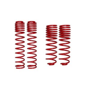 Jeep Wrangler JK Suspension Lift Kit - Skyjacker - 4 in. Dual Rate Long Travel Coil Springs - Red - `07-`18