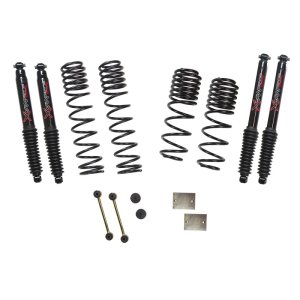 Jeep Wrangler JL Suspension Lift Kit - Front + Rear - Skyjacker - Dual Rate Long Travel + Black Max Shocks - 2020