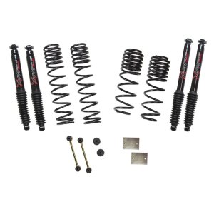 Jeep Wrangler JL Suspension Lift Kit - Front + Rear - Skyjacker - Dual Rate Long Travel + Black Max Shocks - 2020