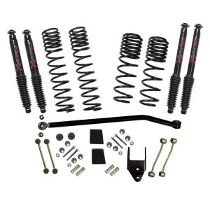 Jeep Wrangler Suspension Lift Kit - Skyjacker - 3.75in Coil System w/ Black MAX Shocks - `21-`23
